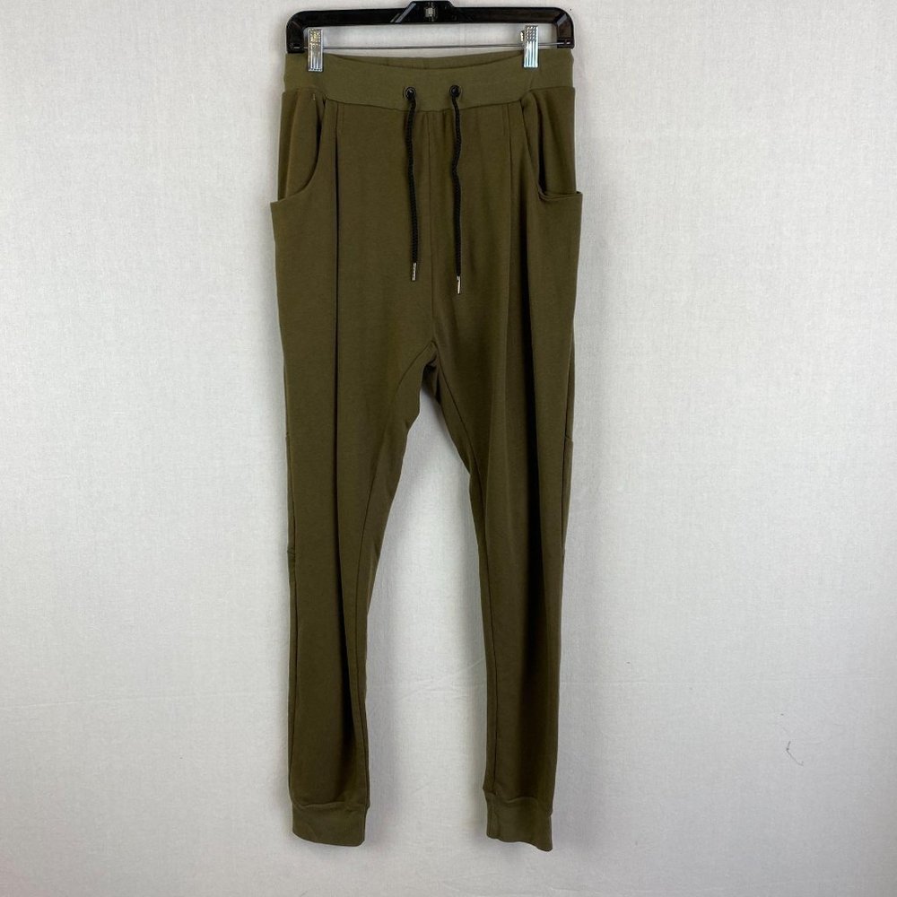 MATCH STICK Olive Green 85% Cotton Jogger